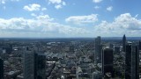 Die Aussicht vom Main-Tower in Frankfurt. 360. [Panorama]